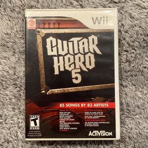 Guitar Hero 5 Wii (complete)